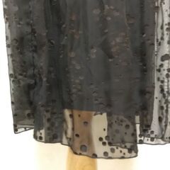 スカート　ダークブラウンの画像