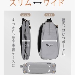 kerätä マザーズサコッシュ 3way ブラックの画像
