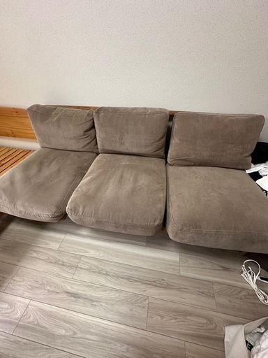 [最終値下]モモナチュラル　3人掛け　ソファ