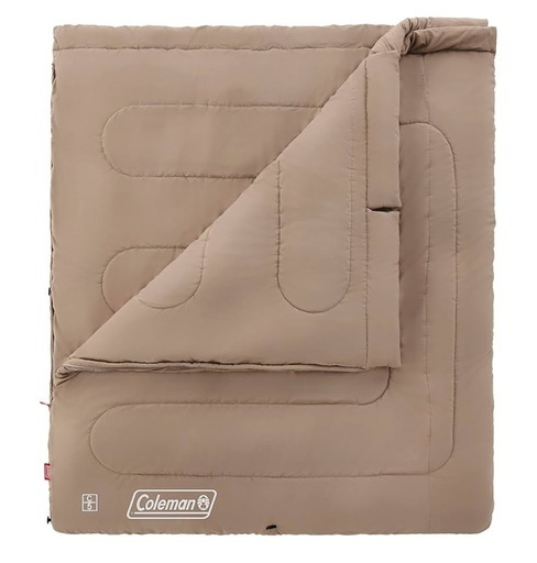 【新品未開封】コールマン(Coleman) 寝袋 ファミリー2in1 グレージュ 封筒型