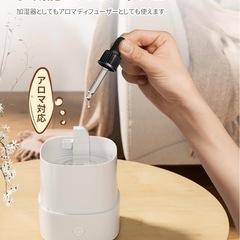 加湿器　卓上　アロマ　美品の画像