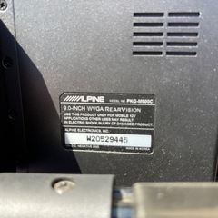 車用２列目ヘッドレストテレビの画像