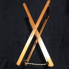 木製　ダストスタンド　ゴミ箱　キャンプ用品　アウトドアの画像
