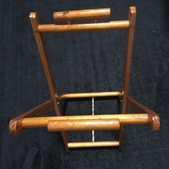 木製　ダストスタンド　ゴミ箱　キャンプ用品　アウトドアの画像