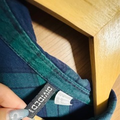 H&M シャツ チェック柄 XSの画像