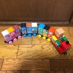 SLマンと123！すうじブロックセット 箱付きの画像
