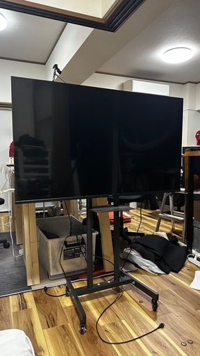山善　チューナーレステレビ　4K 50インチ