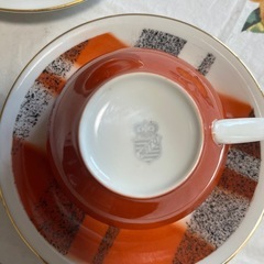 レトロ　コーヒーカップ&ソーサー　　MEITOの画像