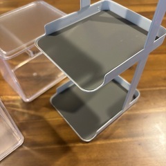 山崎実業 調味料ストッカー2個&ラック3段セット タワー towerの画像