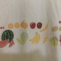 Tシャツ2枚　フルーツイラスト　Sサイズ(165/80A) の画像