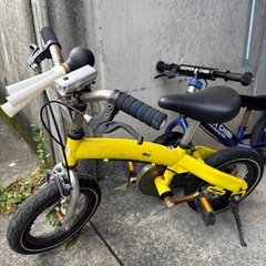 現状渡し　ヘンシンバイク、キックバイクセットの画像