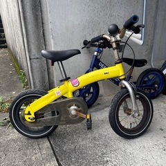 現状渡し　ヘンシンバイク、キックバイクセットの画像