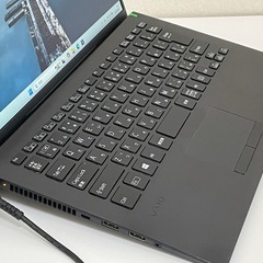 ◎知立神社藤田屋受渡し様専用◎ノートパソコン/黒/美品/i3/4GB/SSD128GB/Office/VAIOの画像