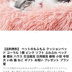 ペット用もふもふクッションベッドの画像