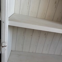 ホワイト棚 横長の画像