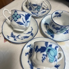 レトロ　NARUMI デミタスカップセットの画像