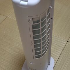 スリーアップ 加湿機能付スリムタワー温冷風扇 ヒート＆クール HC-T1804 WH ホワイト　欠品なしの画像