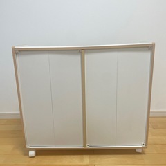 【キャスター付き収納棚/本棚】の画像