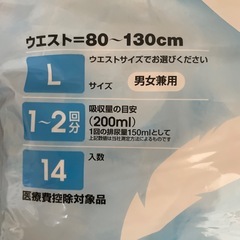 うす型すっきりパンツLの画像