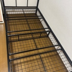 シングルベッド シングルパイプベッドバジーナの画像