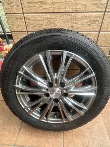 【美品】ヨコハマ iceGUARD iG50 PLUS 185/60R15 ホイール付き 4本セット