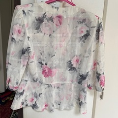 日本製　ツーピース　花柄　レトロ　の画像