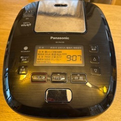 Panasonic可変圧力IHジャー炊飯器の画像