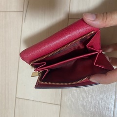FURLA☆二つ折り財布☆レッドの画像