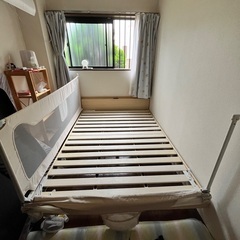 【受け渡し決まりました】中古ダブルベッドの画像