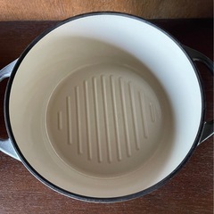 バーミキュラオーブンポットラウンド22cm GY Vernicula グレーの画像