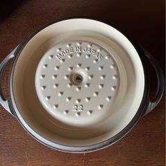 バーミキュラオーブンポットラウンド22cm GY Vernicula グレーの画像