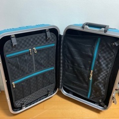 スーツケース　水色　5-7日間よう用の画像