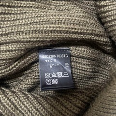 ナノユニバース　nano univers セーター　ニット　カーキ　Mの画像
