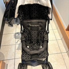 二人乗りベビーカー　kinderwagonの画像
