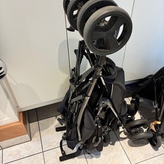 二人乗りベビーカー　kinderwagonの画像