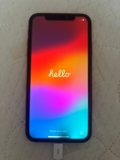iPhoneXR　レッド