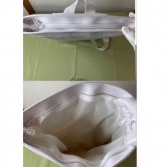 《マルシンハンバーグ》（ホワイト）リュックの画像