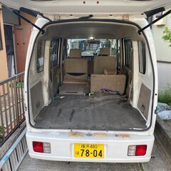 スズキエブリィ　不具合箇所は修理済みで安心、見に来る人のみ限定。バイク輸送用にどうでしょうの画像