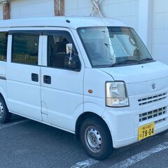 スズキエブリィ　不具合箇所は修理済みで安心、見に来る人のみ限定。バイク輸送用にどうでしょうの画像