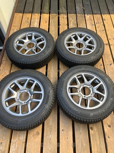 ジムニー　JB64 アルミ　ブリヂストン　DM-V3 2022年製