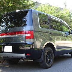 車検満タン 4WD 30年式 デリカD5 クリーンディーゼルターボ ナビ フルセグTV Bluetooth バックモニター 両側パワスラ スマートキー シートヒータ クルコン HID ETCの画像
