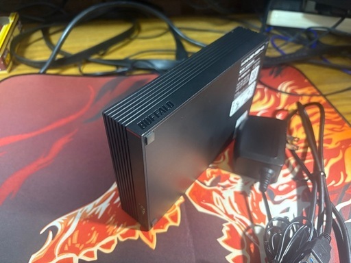 BUFFALO 外付けハードディスク 4TB 使用時間少なめ 約250時間