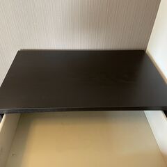 IKEAチェスト（引き出し×4）, ブラックブラウン, 80x100 cmの画像