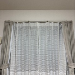 ニトリ カーテン&レースカーテン 【100×115】4枚セットの画像
