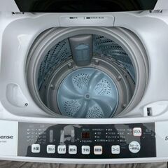Hisense★洗濯機★2020年製★5.5kg★HW-T55Cの画像