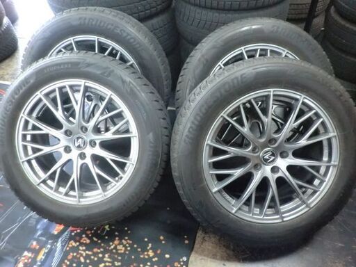 CX60等に　BS　DMV3　235/60R18　綺麗なホイール付き　４本セット