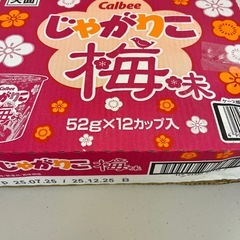 U212-76056 賞味期限 2025/12/25 じゃがりこ 梅味 624g 12個の画像