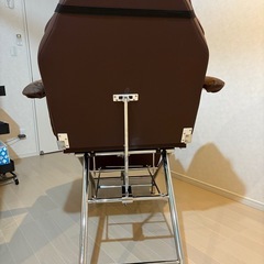 【取引
終了 】低反発 フェイシャルベッド ロングワイド (無孔) ブラウン（現物引取り希望）の画像