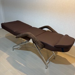 【取引
終了 】低反発 フェイシャルベッド ロングワイド (無孔) ブラウン（現物引取り希望）の画像