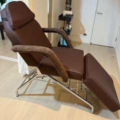 【取引
終了 】低反発 フェイシャルベッド ロングワイド (無孔) ブラウン（現物引取り希望）の画像